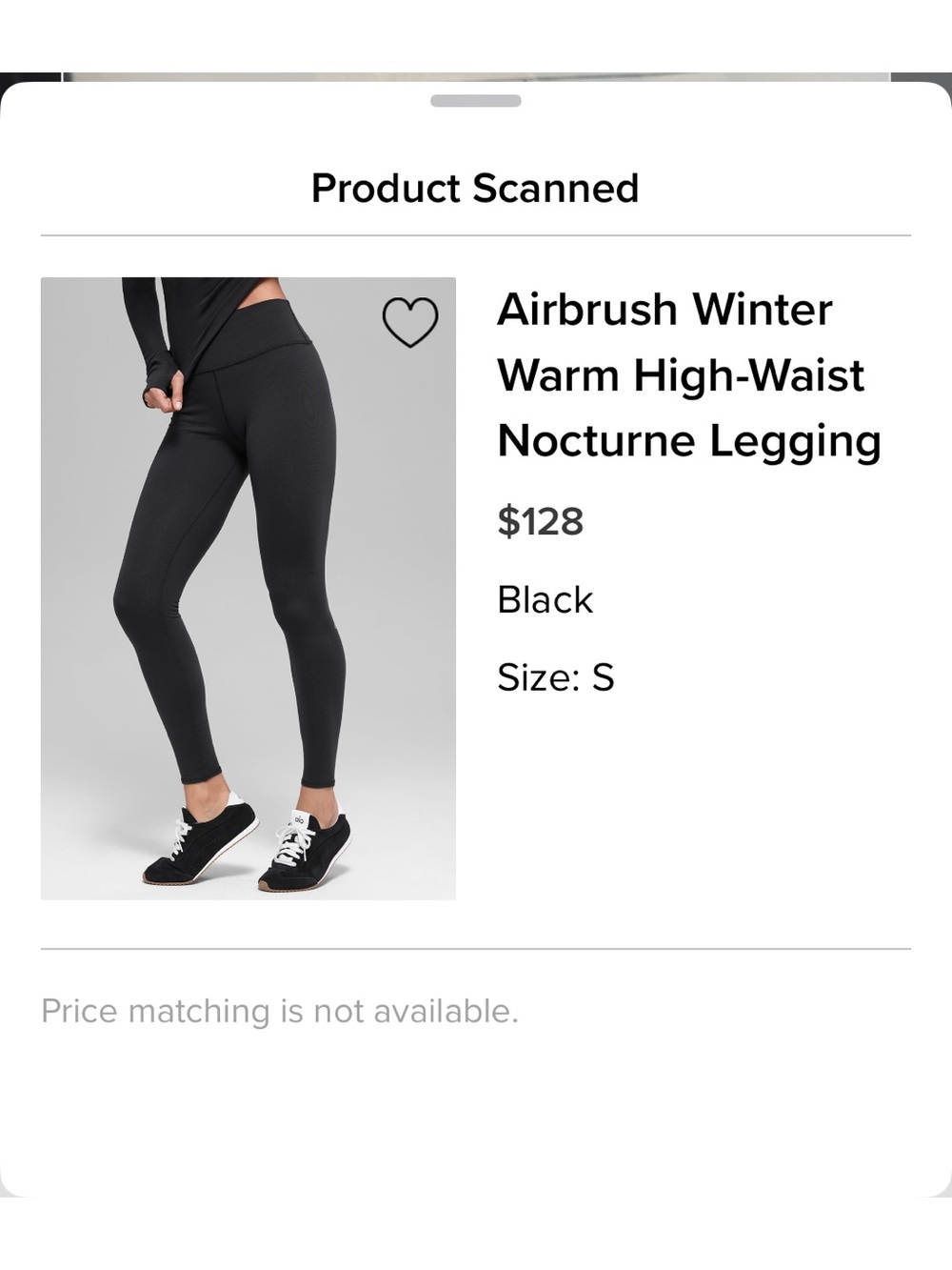 ALO Yoga Airbrush Winter High-Waist Legging - Black